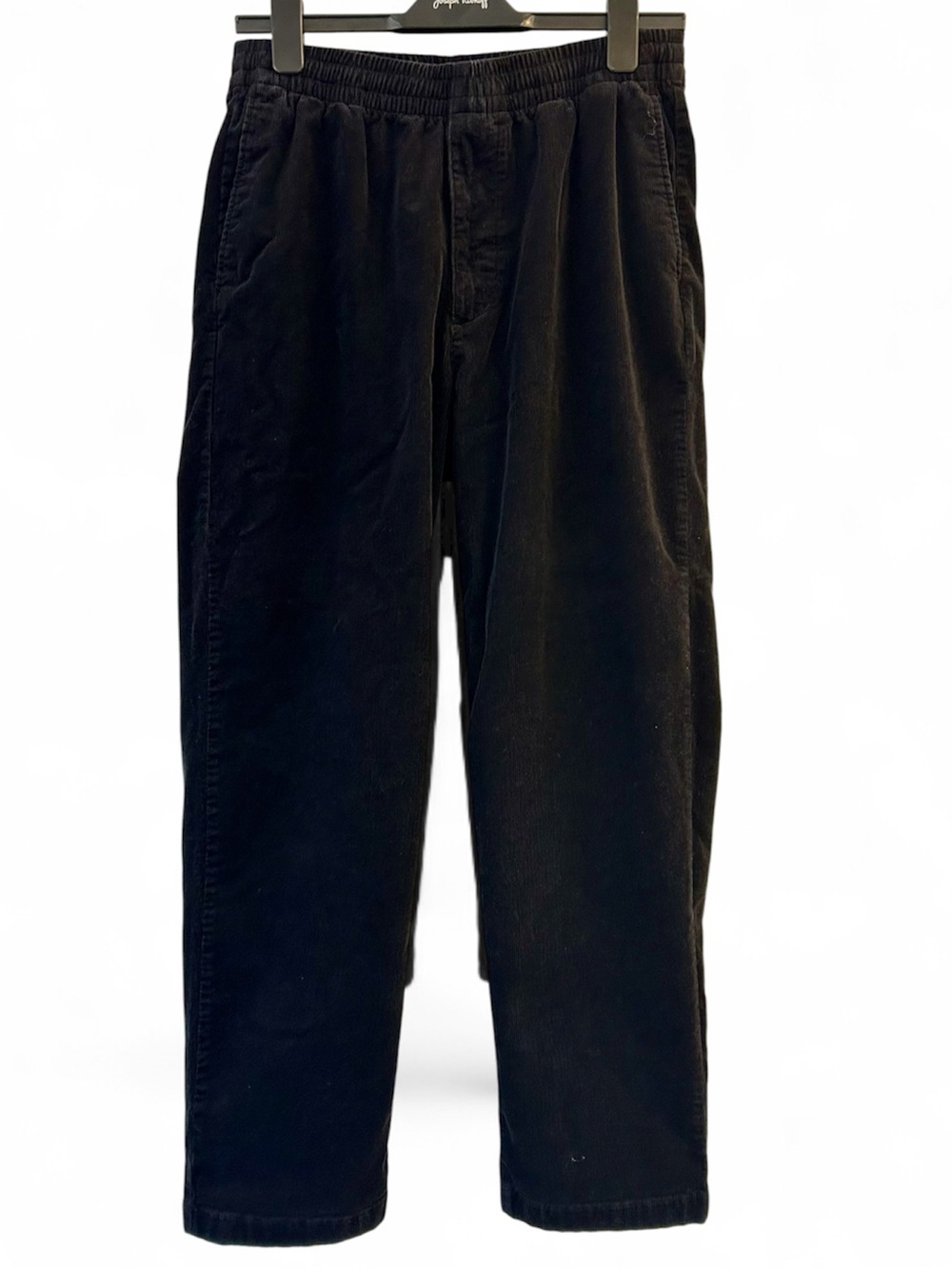 Uniqlo Men’s Black Corduroy Easy Pants, M (Waist 30-33")